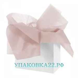 Бумага тишью нежно-розовая (набор 3 листа,  50*70см)