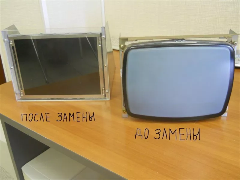 Замена мониторов ЭЛТ CRT на LCD TFT ЖКИ на системах ЧПУ станков.