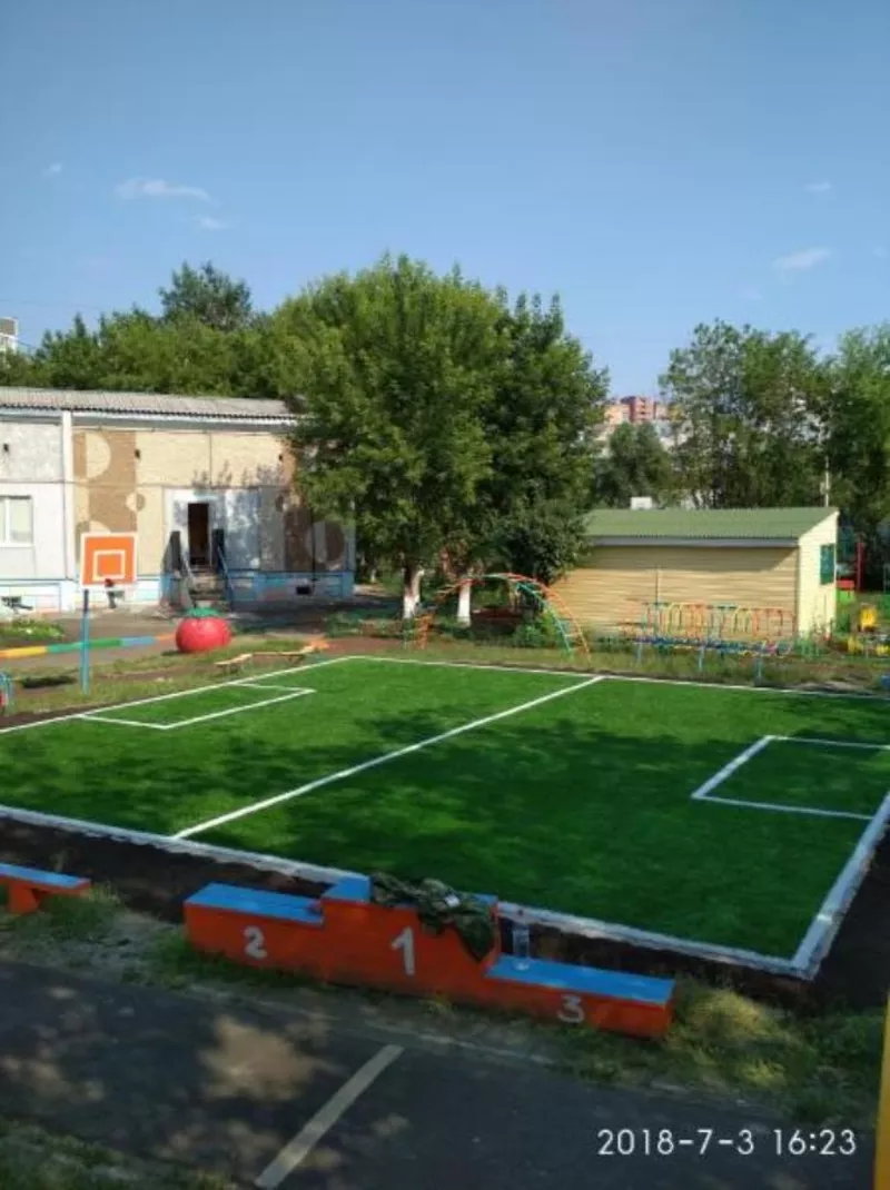 Спортивное покрытие Искусственный газон для футбола Искусственная трав 4